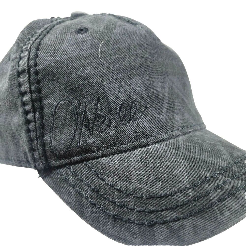 O'Neill Ball Cap Gray/Black‎ Print 100% Cotton Unisex - Pre-owned - Picture 3 of 5